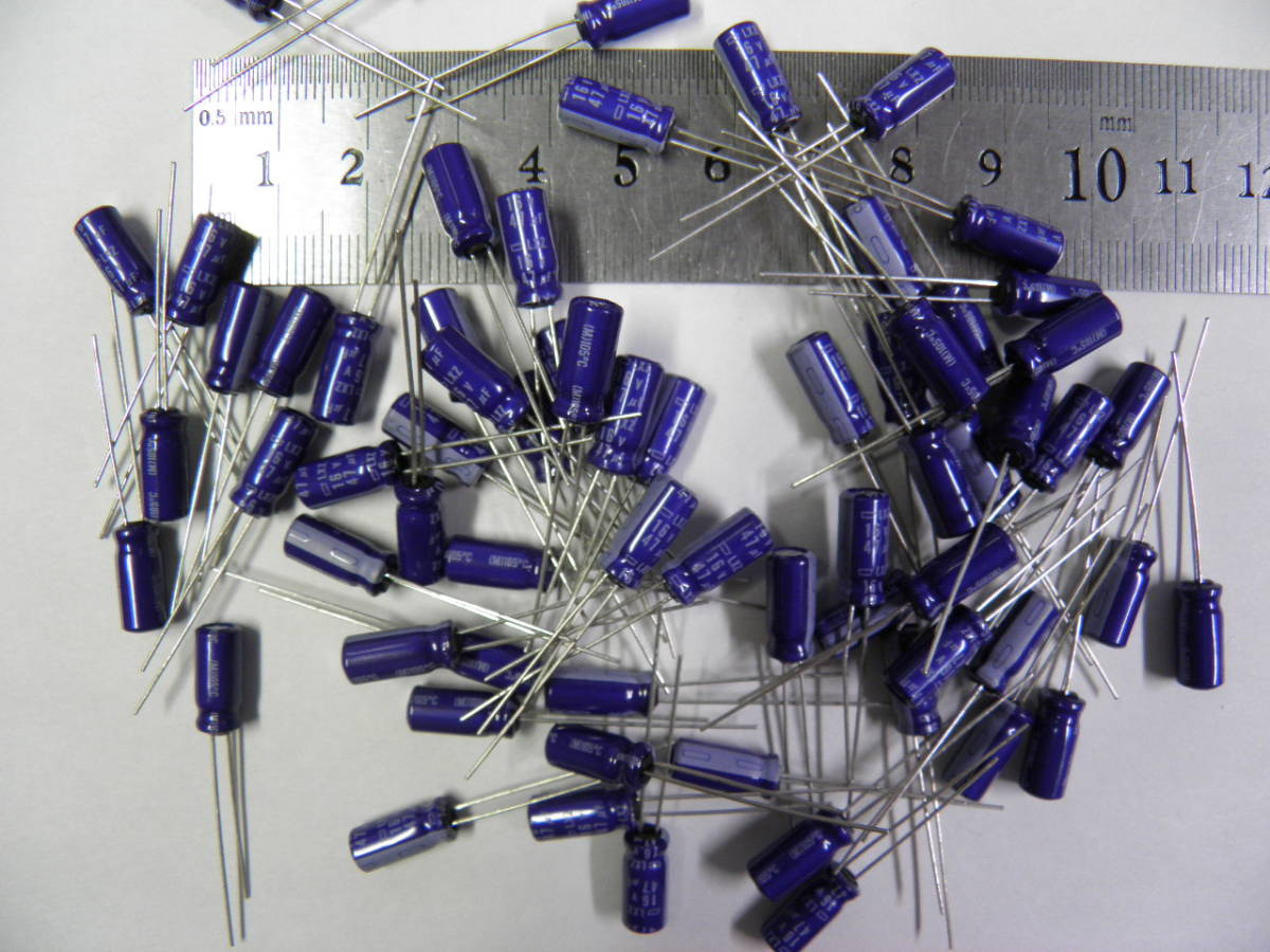 ■LXZシリーズ電解コンデンサ16V47uF低Z105℃■日本ケミコン■30本1組■追加可■_画像1