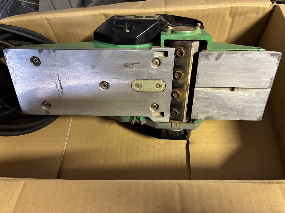 ■希少■日立電動かんな 120mm P35 通電確認済み 日立工機 電動工具 電動カンナ 大工道具 土木建築DIY_画像5