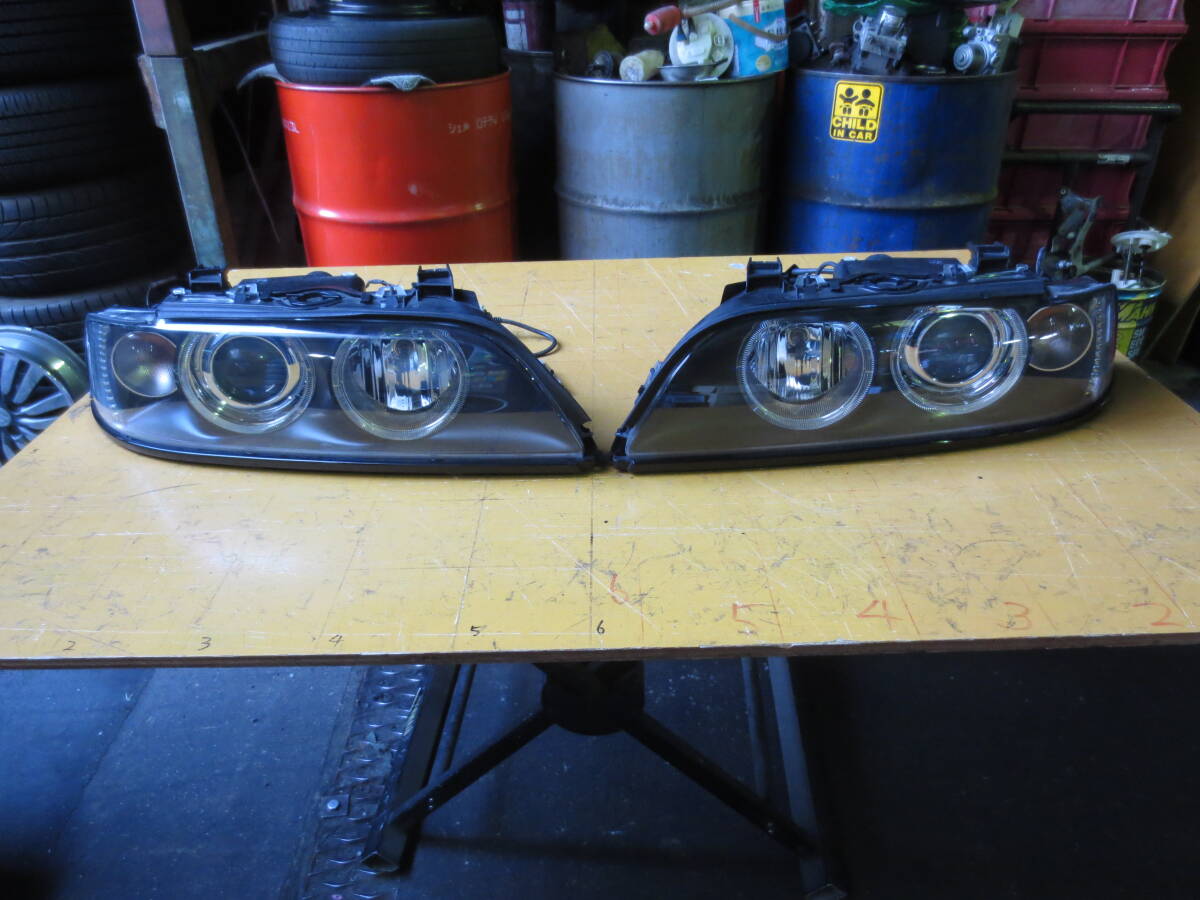 E39 左右ヘッドランプ 社外? H13年式 ②_画像1