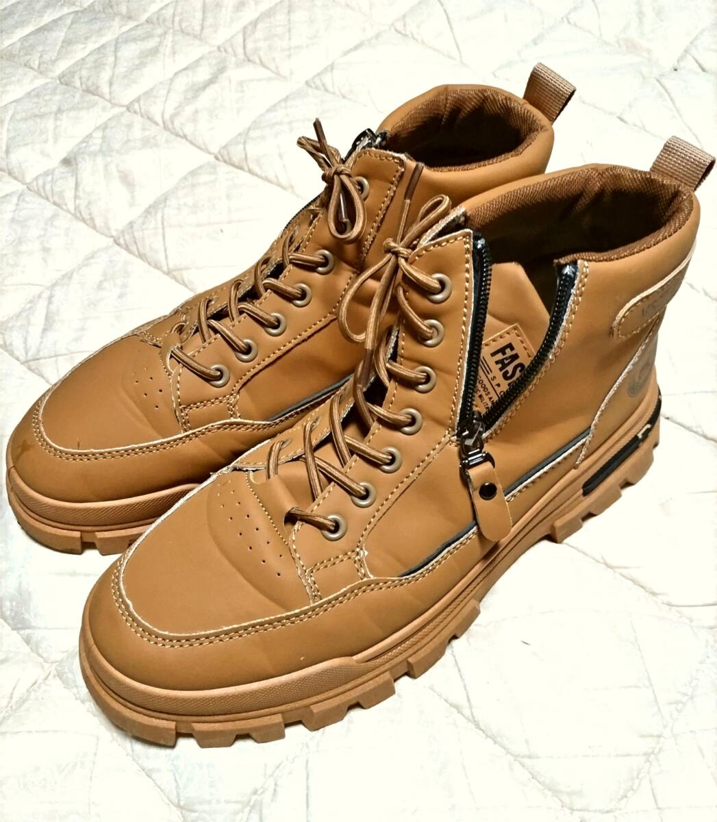 ★ベージュファスナー付き・カジュアル＆トレッキングブーツ・ SPORT VS2T_画像2