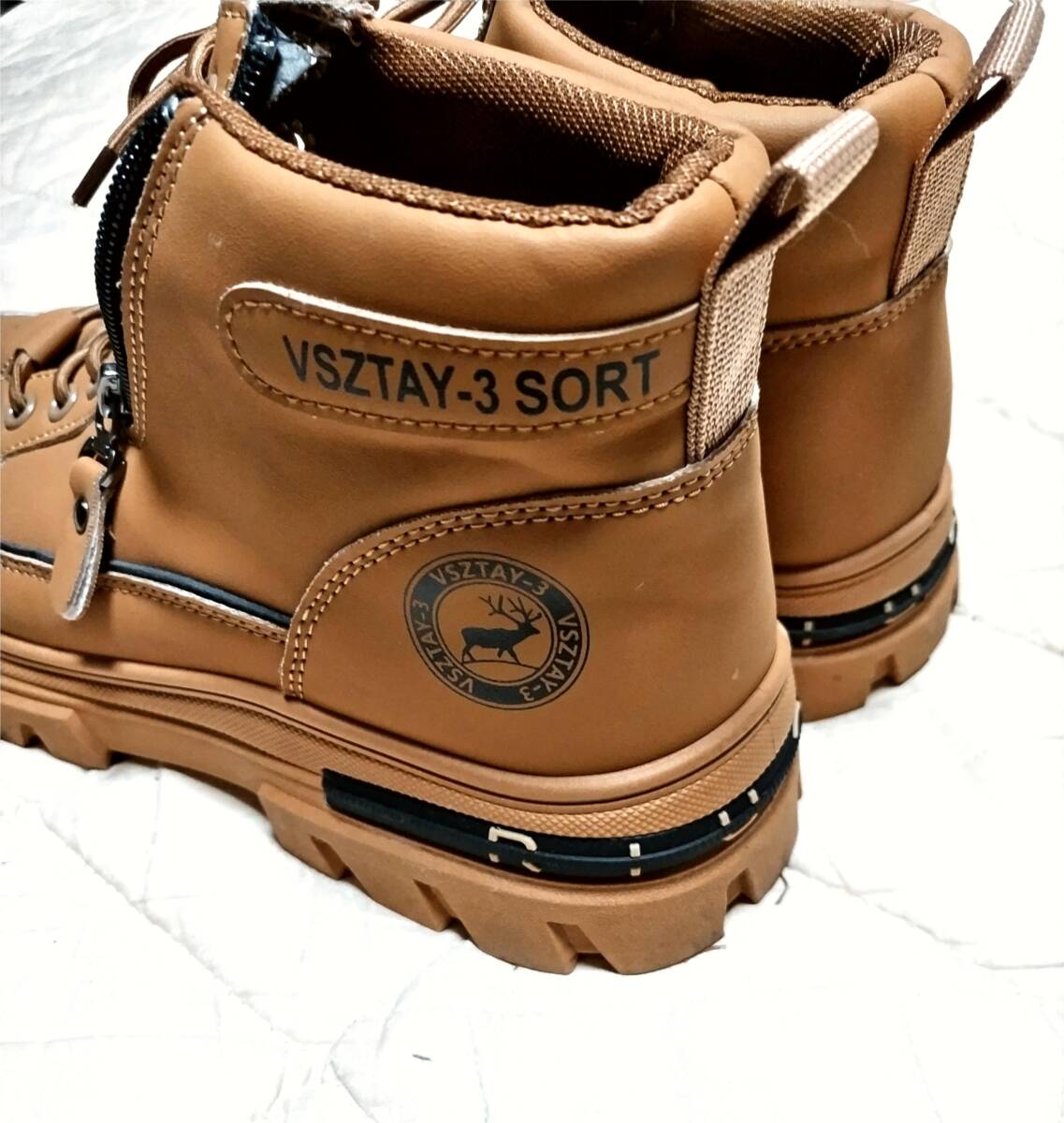 ★ベージュファスナー付き・カジュアル＆トレッキングブーツ・ SPORT VS2T_画像3