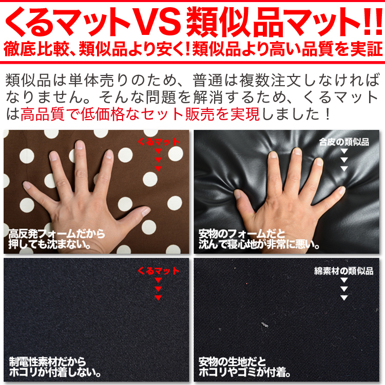 最大1500円OFF アルファード 30系 ヴェルファイア 30系 8人乗り 車 フラット 段差 車中泊 マット グッズ ベッド (6個:ブラック) 01_画像10
