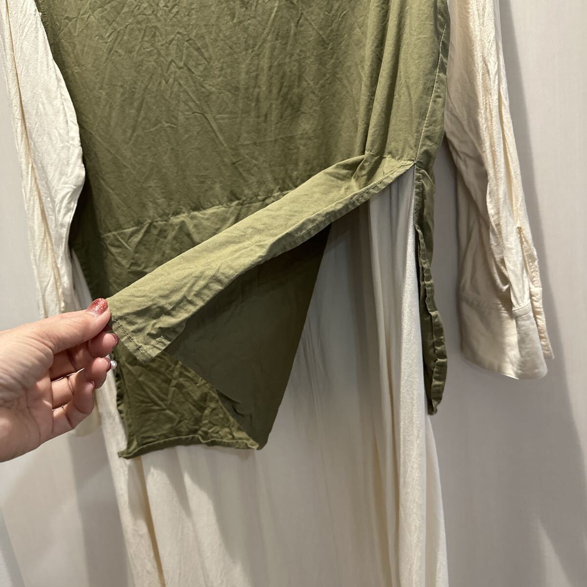 ジョンブル　johnbull ワンピース 体型カバー ロング丈_画像5