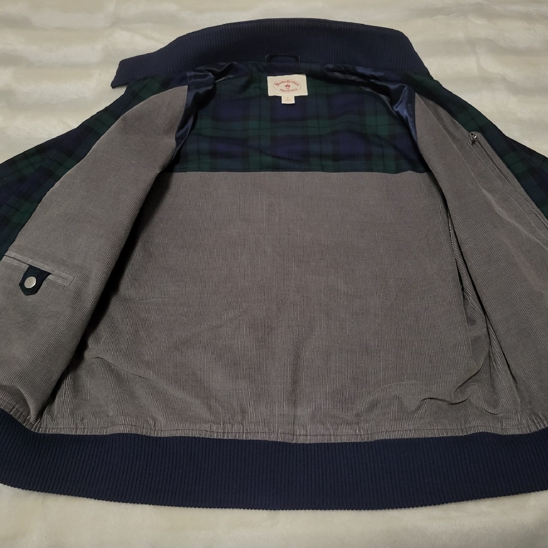 Brooks Brothers[ прекрасный товар / шерсть 100%] блузон черный часы 