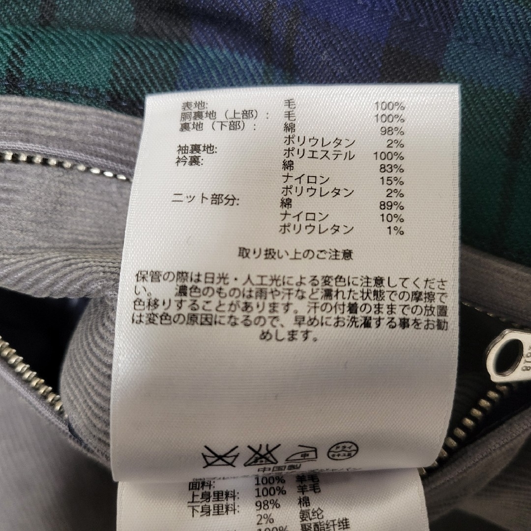 Brooks Brothers[ прекрасный товар / шерсть 100%] блузон черный часы 