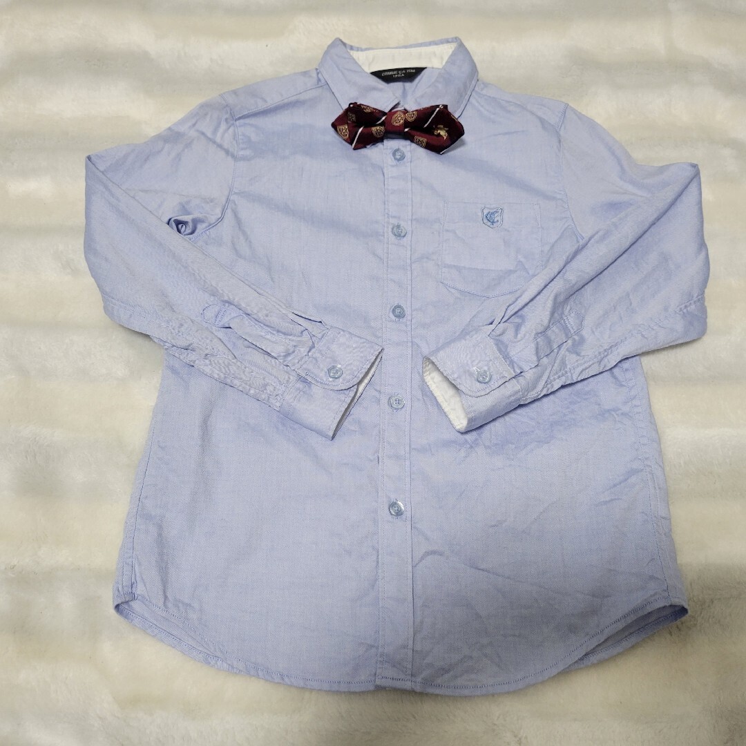 120cm COMME CA ISM フォーマルスーツ 紺ブレ 金ボタン_画像6