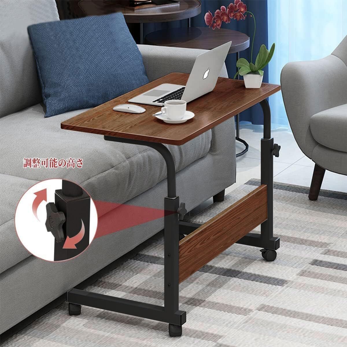  модный работа стол . чуть более стол перемещение тип перемещение тип tere Work ширина 60cm× глубина 40cm× высота 70~90cm оставаясь дома .. высота настройка off .