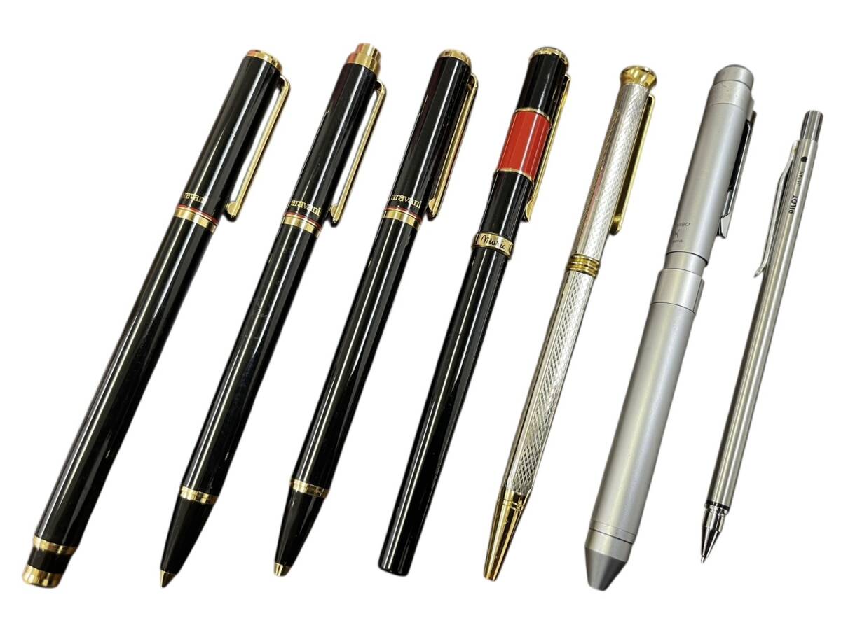 JS310 ボールペン　シャーペン　7本まとめ Valentino Garavani MARIOVALENTINO Christian　Saymon ZEBRA SHARBO PILOT_画像1
