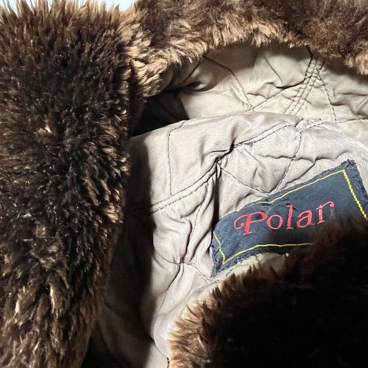 詳細不明 フライトキャップ パイロットキャップ ミリタリー フェード USA ロシア カナダ ヴィンテージ ビンテージ 古着 鹿革_画像8