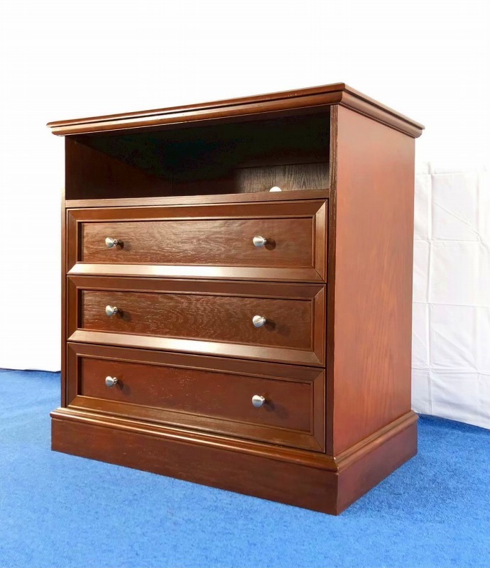 [ America мебель ]Thomasville AV шкаф Thomas Bill открытый Space есть 3 уровневый ящик Vintage вооруженные силы США освобождение (260)*BK10NK-2-W#25