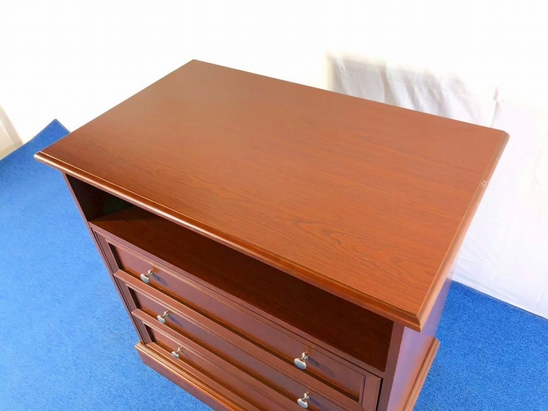 [ America мебель ]Thomasville AV шкаф Thomas Bill открытый Space есть 3 уровневый ящик Vintage вооруженные силы США освобождение (260)*BK10NK-2-W#25