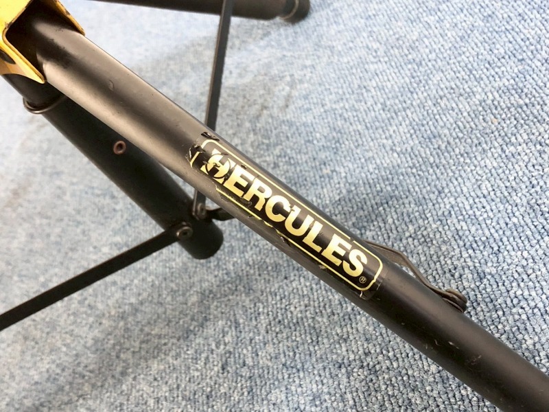 【米軍放出品】ギタースタンド 2個(2種) HERCULES 折りたたみ式 3本立てスタンド 楽器アクセサリー (160) ☆BK25MK-W#25_画像10