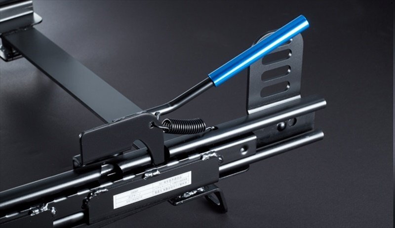 2シーター用 シートレール(スーパーダウン) 助手席 シングルロック コペン GRスポーツ LA400A トヨタ Spiegel シュピーゲル_画像2