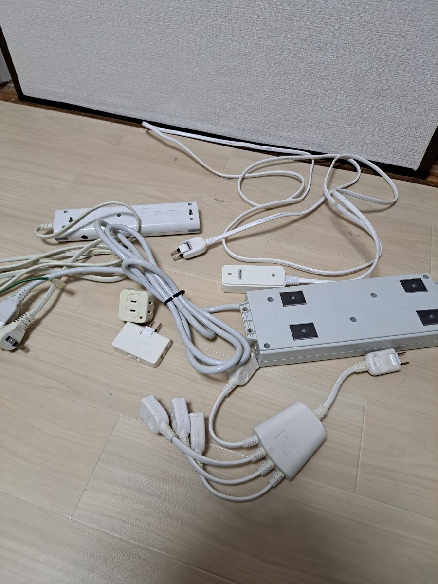 電源タップ 延長コード コンセント 電源コード　色々　まとめて_画像5