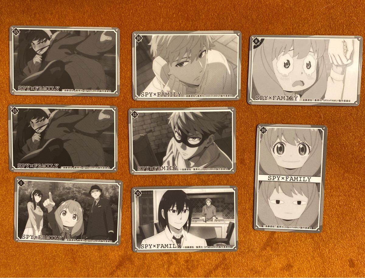 SPY FAMILY クリアカード 8枚★_画像2