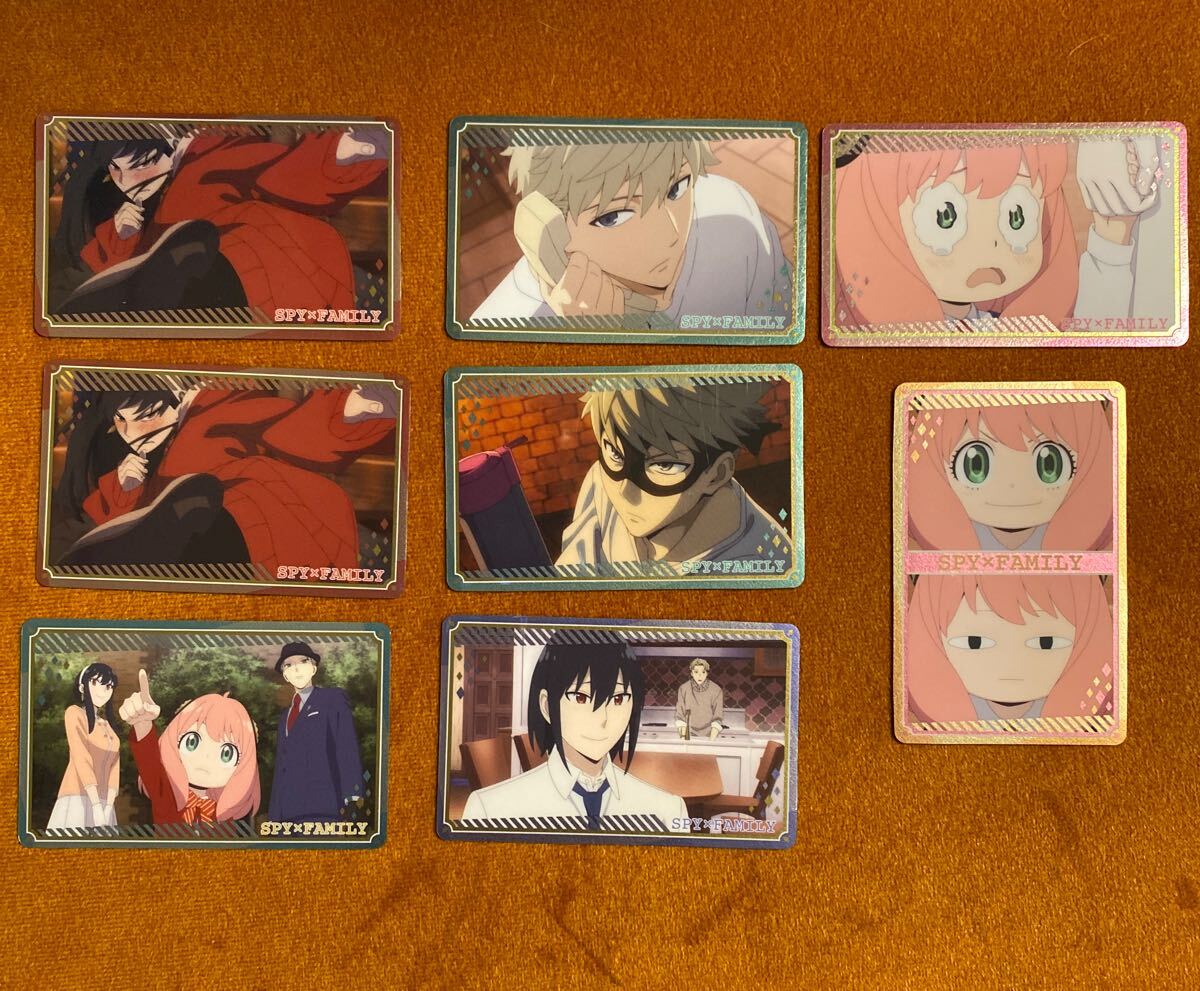 SPY FAMILY クリアカード 8枚★_画像1