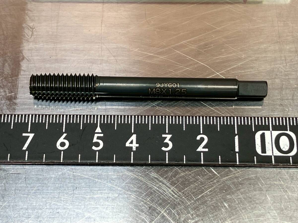 【未使用保管品】YAMAWA スチール用ロールタップ N-RZ G7 M8×1.25P 全長約70mm 10本入1ケース【2010K】_画像2