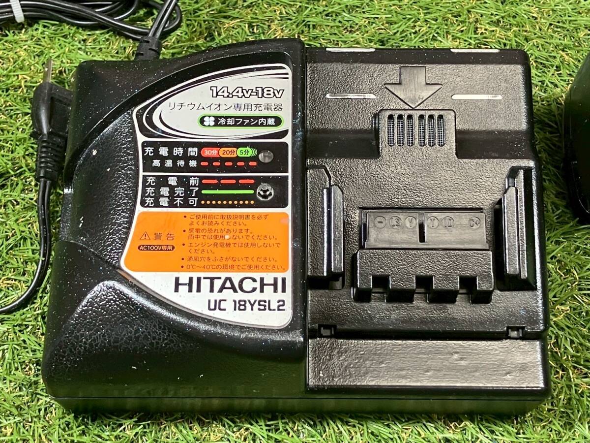 HITACHI 日立工機 14.4V 125mm コードレス チップソーカッタ CD14DSL2 充電器＋純正リチウムバッテリ1個 キング工具 【2069K】_画像8