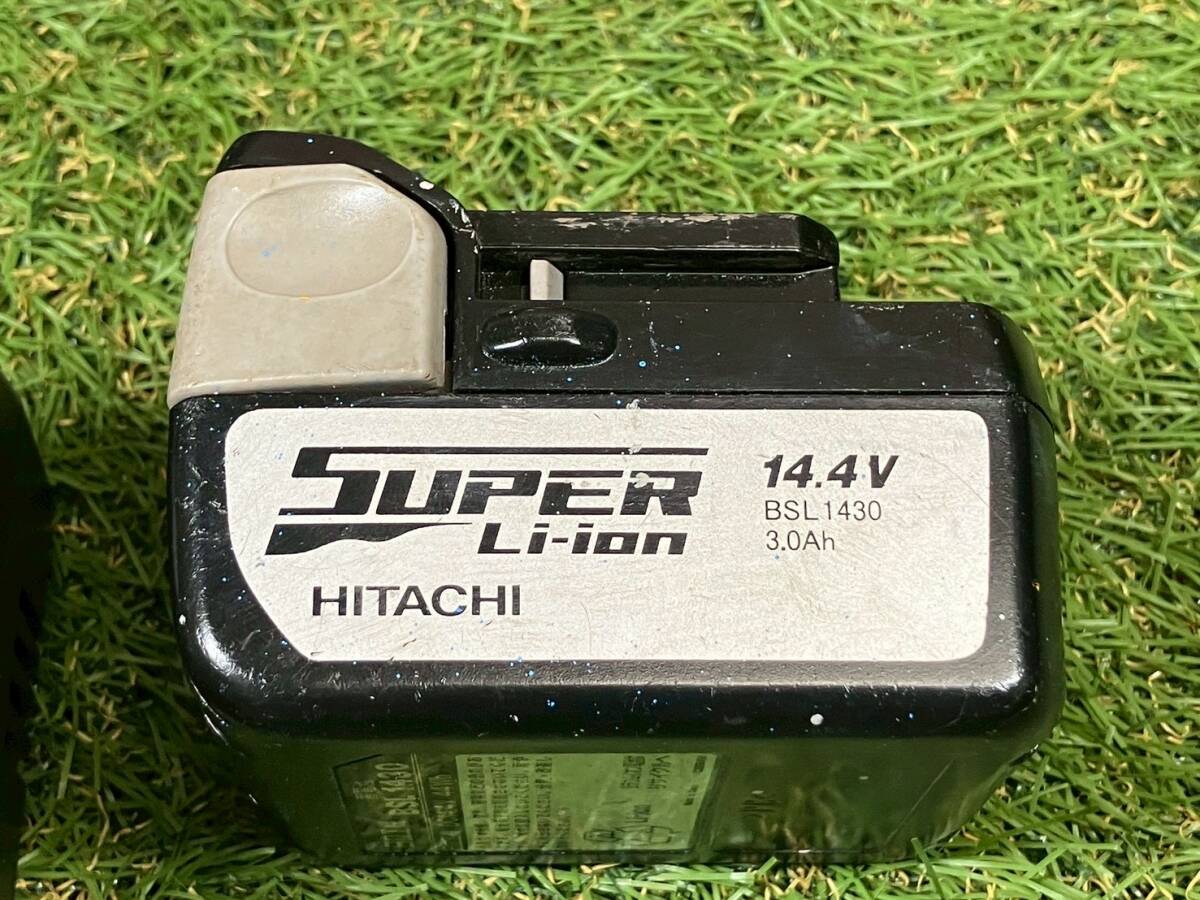 HITACHI 日立工機 14.4V 125mm コードレス チップソーカッタ CD14DSL2 充電器＋純正リチウムバッテリ1個 キング工具 【2069K】_画像9