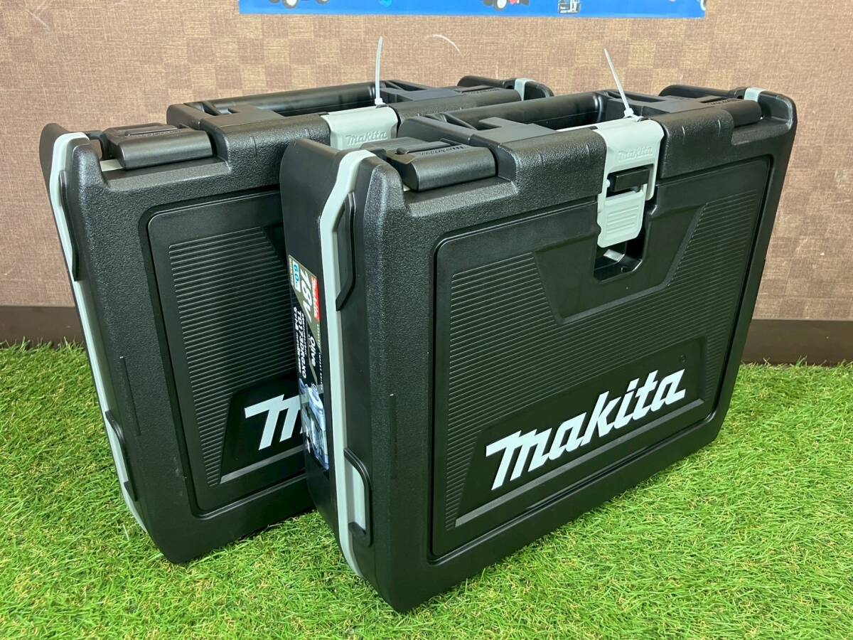 【新品未開封】makita マキタ 充電式インパクトドライバ TD173DRGXO/B オリーブ ブラック 充電器＋純正バッテリ2個 2台【2072K-239/40】_画像1