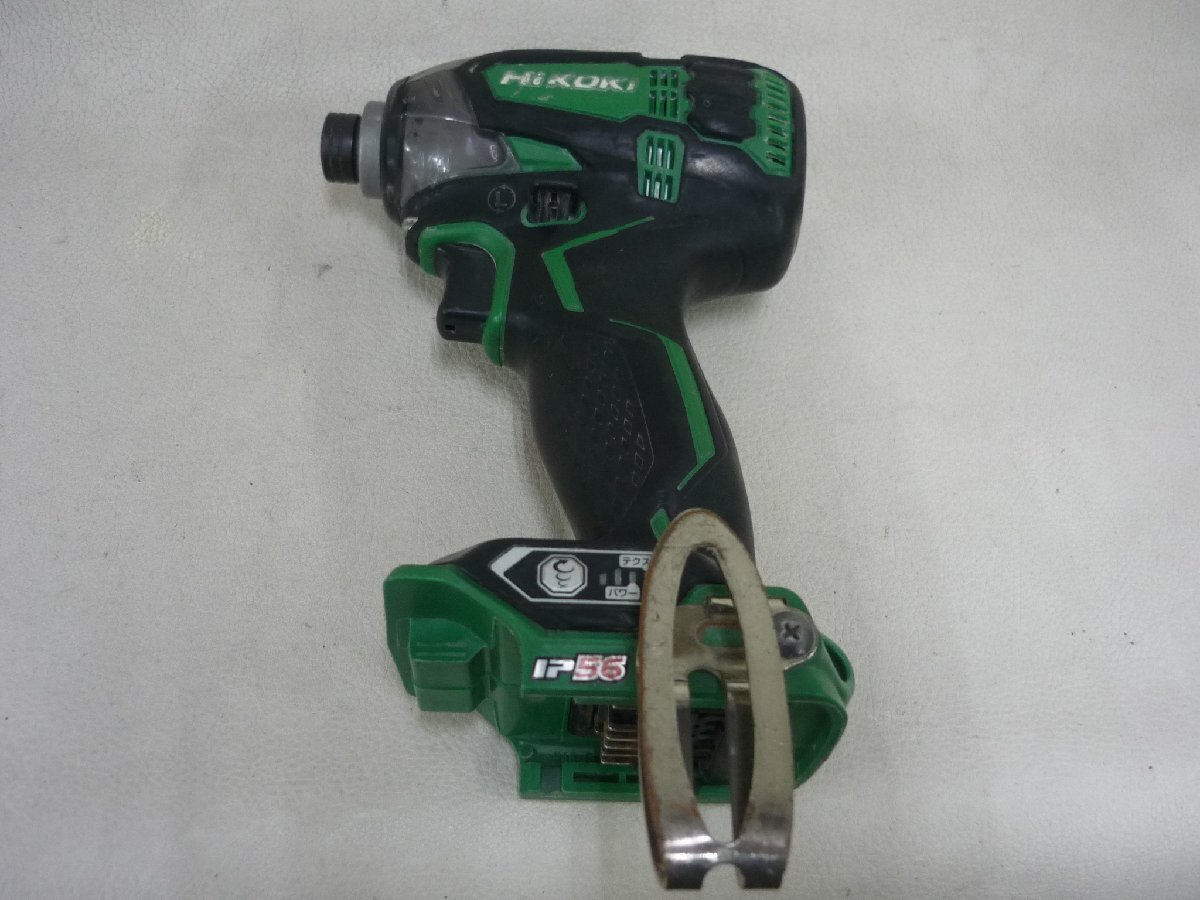 HiKOKI(旧日立工機) 36Vコードレスインパクトドライバ WH36DA 本体のみ 即決送料無料_画像1