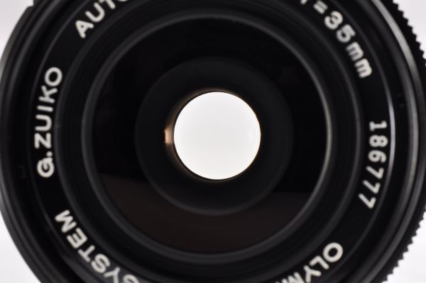 OLYMPUS OM-SYSTEM G.ZUIKO AUTO-W 35mm F2.8 35/1:2.8 オリンパス MFレンズ #2523_画像9