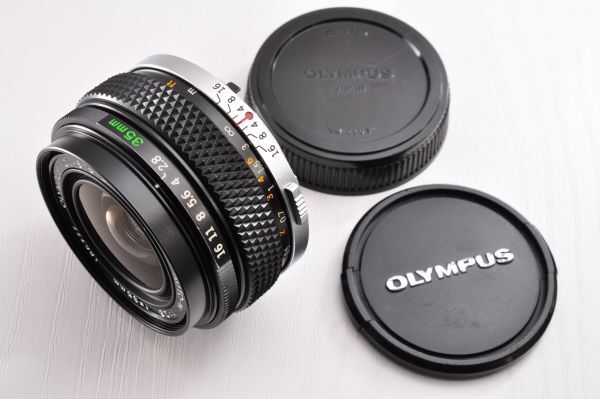 OLYMPUS OM-SYSTEM G.ZUIKO AUTO-W 35mm F2.8 35/1:2.8 オリンパス MFレンズ #2523_画像10
