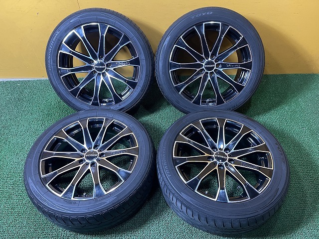 No.237 No.237 VENERDI ヴェネルディ Verezzo ヴェレッツォ 18インチ 18×7.5J 5穴 PCD114.3 タイヤ付 4本 売切 160サイズ×4_画像1