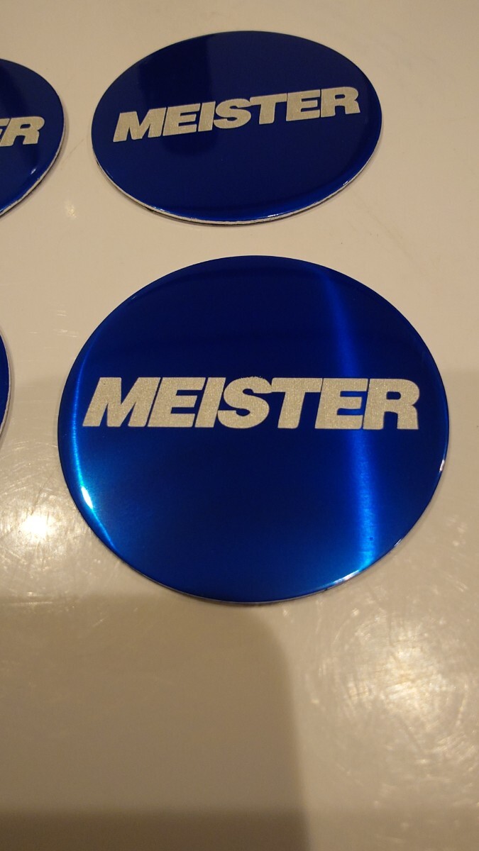 WORK MEISTER（ワーク マイスター）センターキャッププレート【青・ブルー】　ステルスレーシングにいかが？_画像2