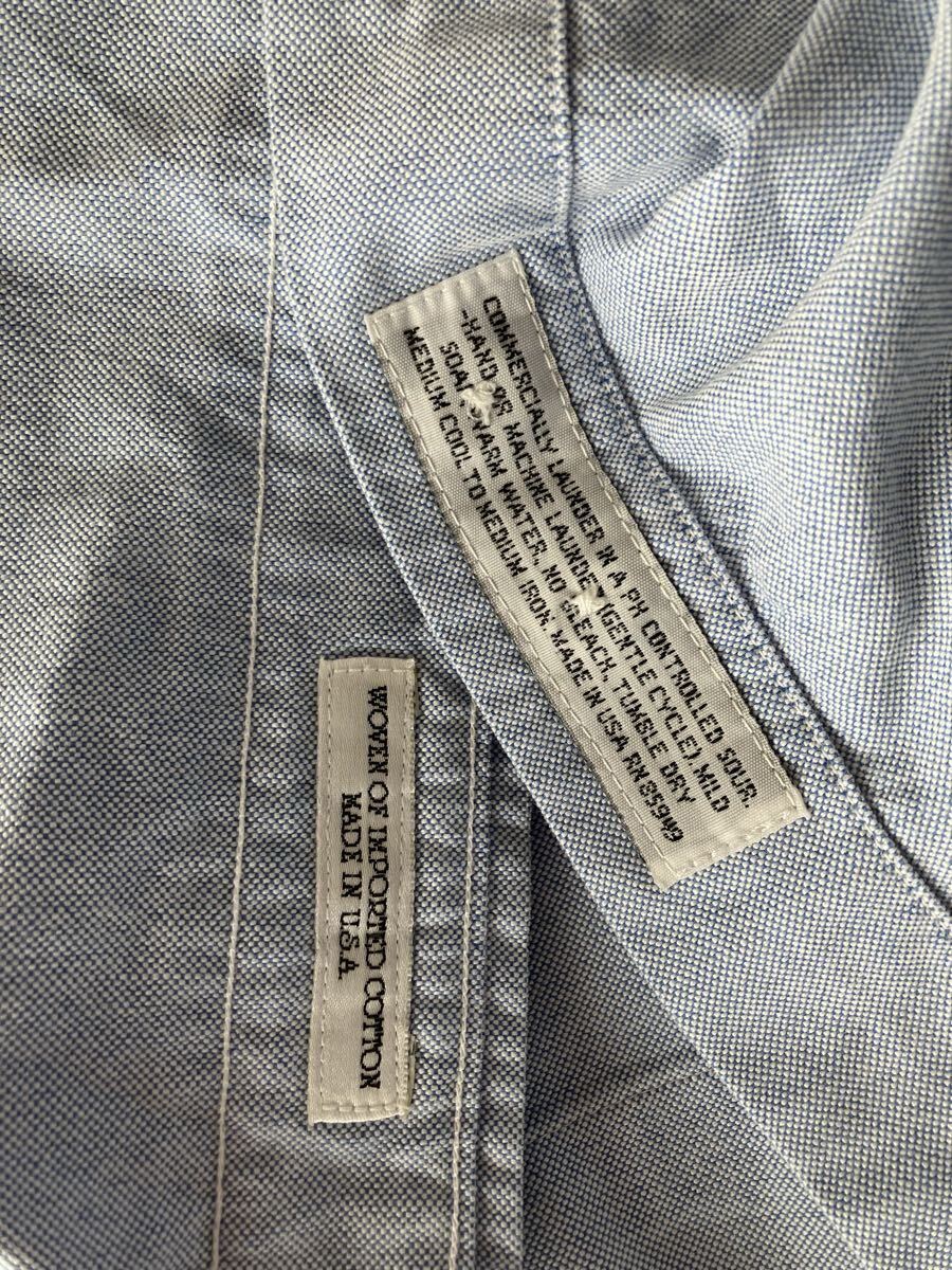 INDIVIDUALIZED SHIRTS オックスフォードBDシャツ /サックスブルー 15-32 / Made in USA_画像5