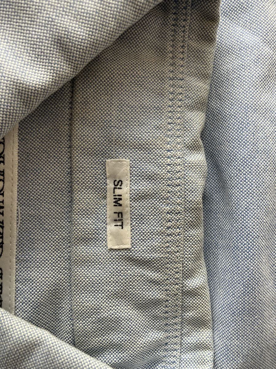 INDIVIDUALIZED SHIRTS オックスフォードBDシャツ /サックスブルー 15-32 / Made in USA_画像7