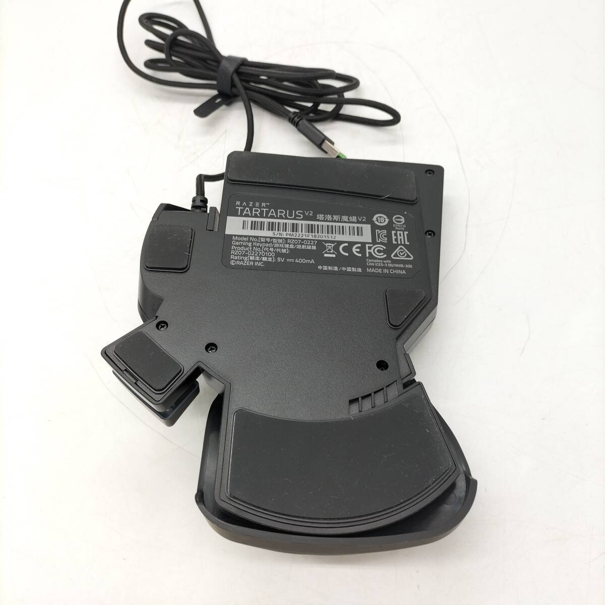 Razer Tartarus V2 左手デバイス 左手キーボード メカメンブレン 全キー自由に割り当て可　202510-F166_画像6