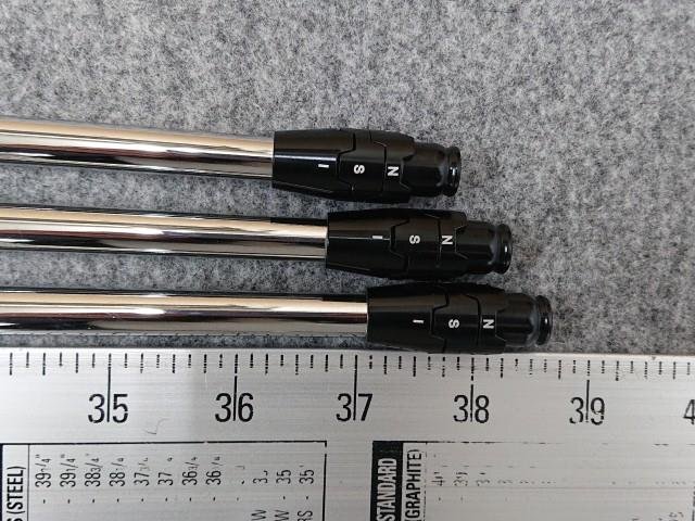 N.S.PRO 950GH neo (R) 5H & 6H & 7H用 3本セット キャロウェイ UT用スリーブ付 (PARADYM Ai SMOKE/ROGUE ST/EPIC SUPER HYBRID) 未使用品_画像3
