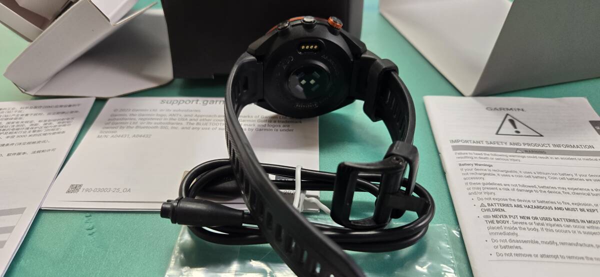 GARMIN Approach S70 47mm ブラック ガーミン アプローチ ゴルフウォッチ GPSナビ_画像2