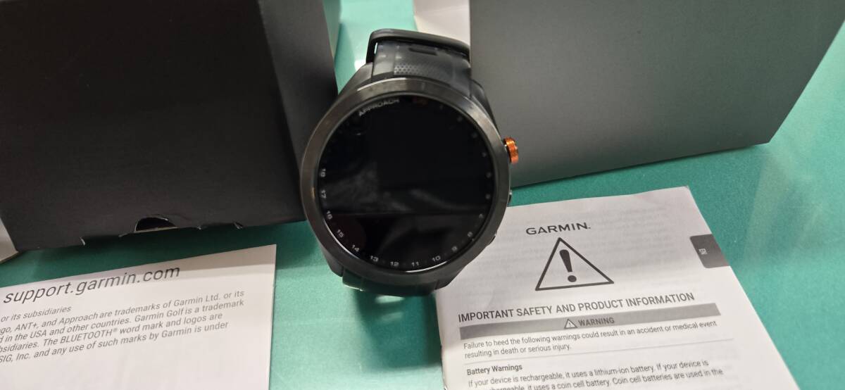 GARMIN Approach S70 47mm ブラック ガーミン アプローチ ゴルフウォッチ GPSナビ_画像3