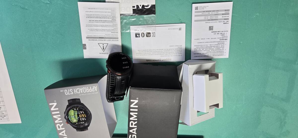 GARMIN Approach S70 47mm ブラック ガーミン アプローチ ゴルフウォッチ GPSナビ_画像10