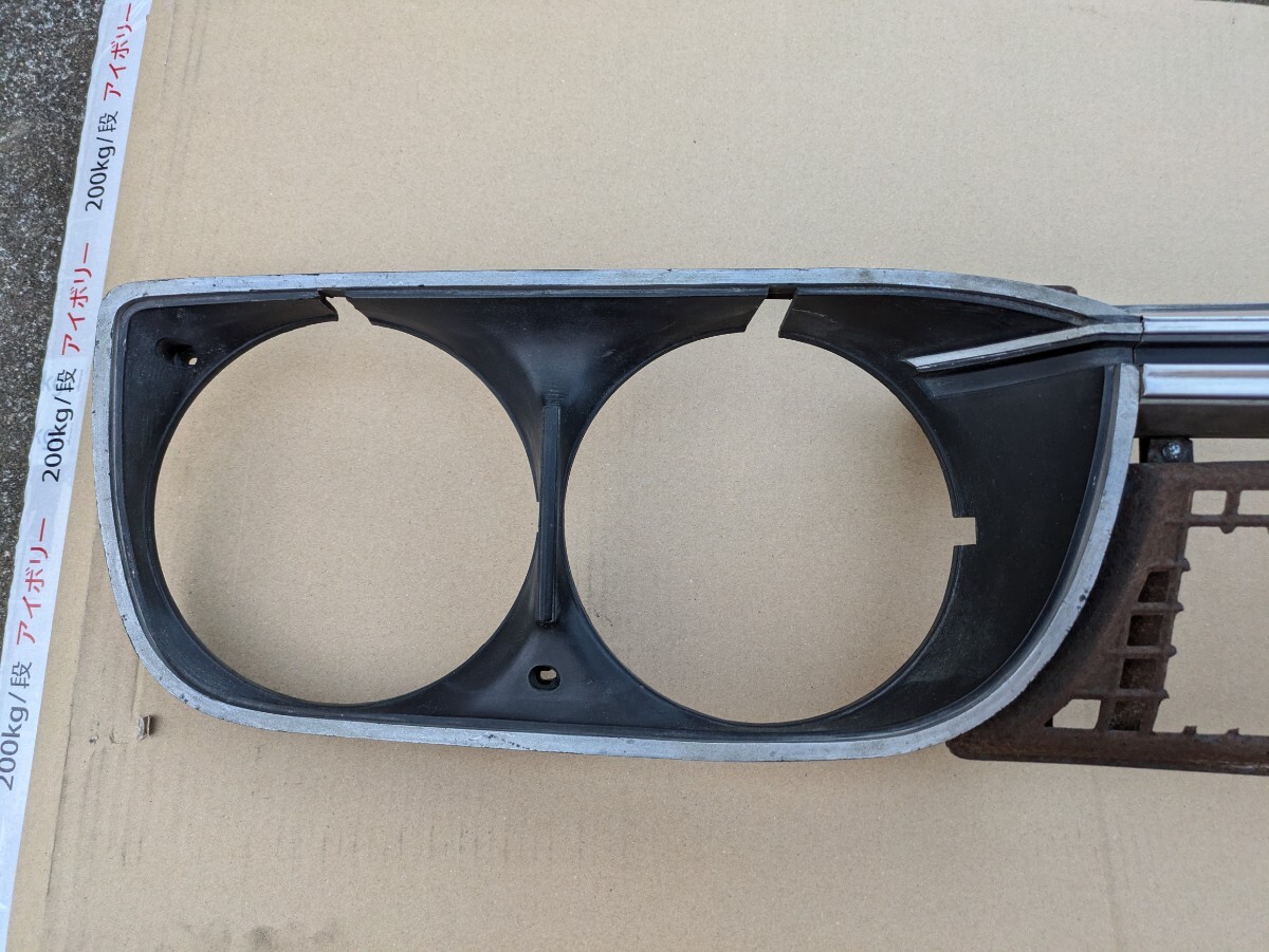 ■当時物■日産 ブルーバード 510 ダットサン SSS 純正 L18 最終型 フロントグリル N510 P510 VP510 SSS DATSUN Bluebird 1972 Grille _画像3