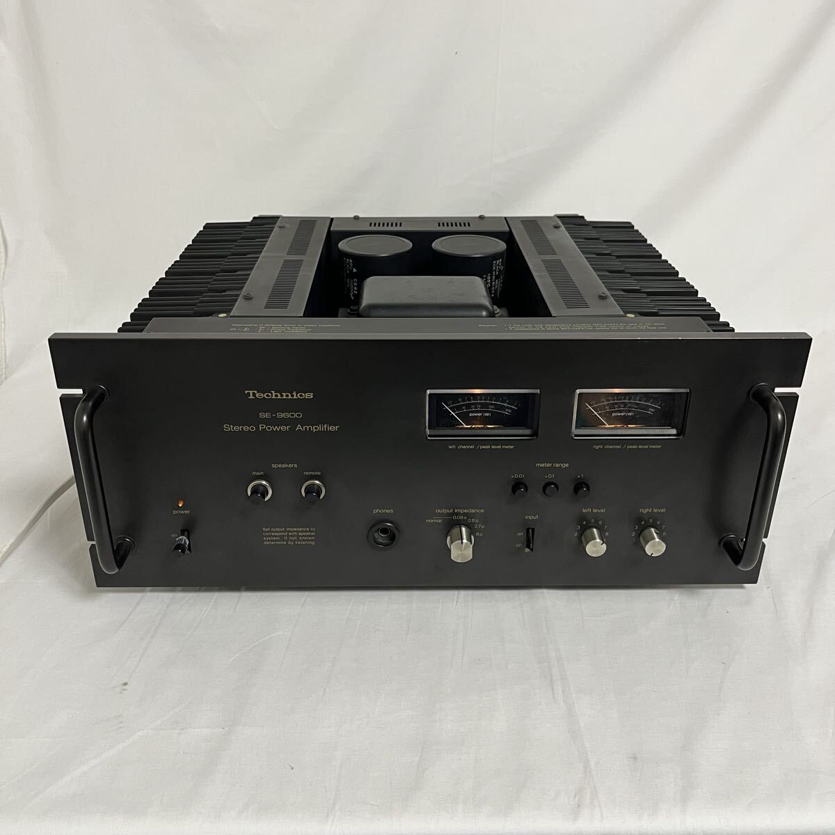 【希少☆送料込み】Technics SE-9600 STEREO POWER AMPLIFIER テクニクス パワーアンプ_画像1