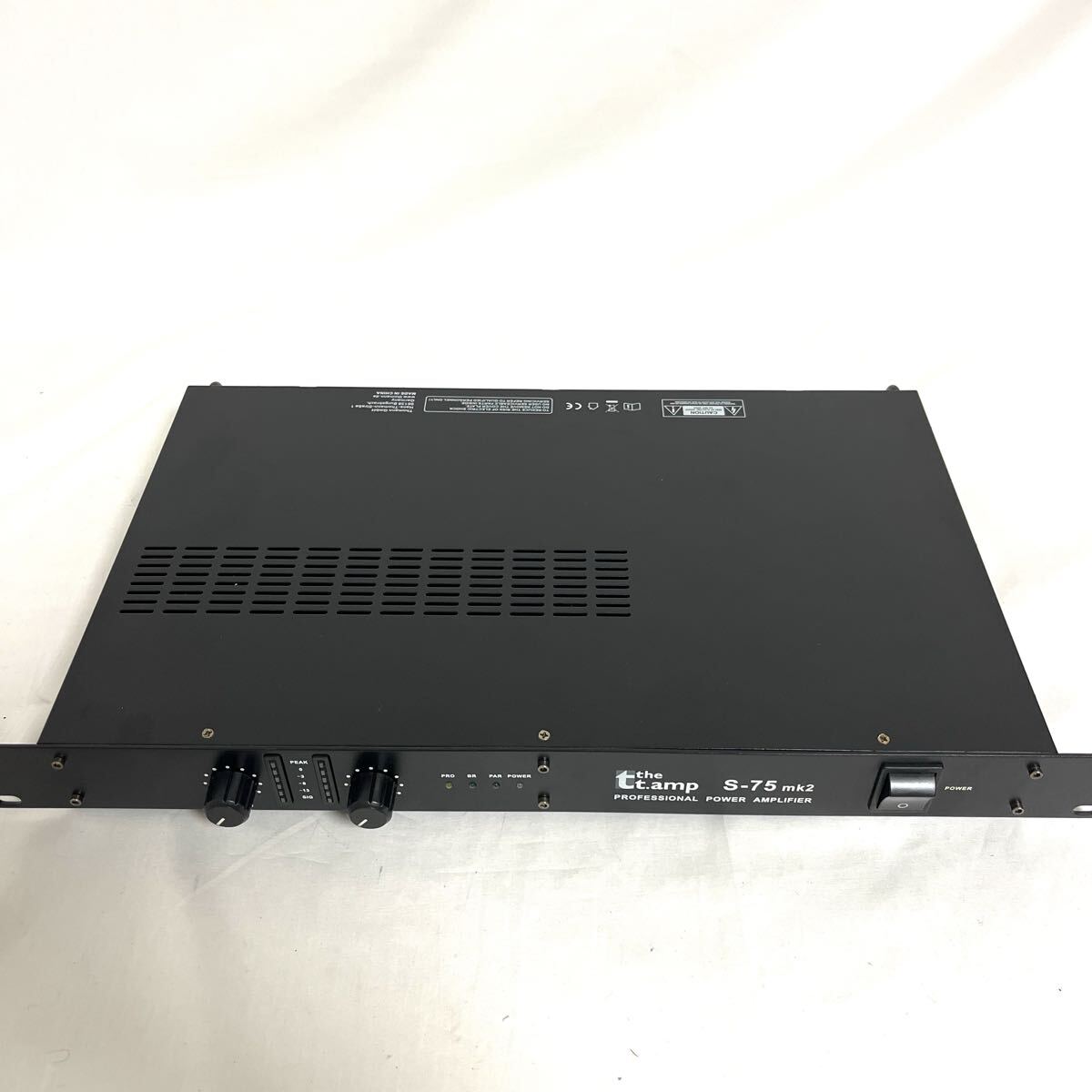 【送料込み】Thomann S-75 mk2 パワーアンプ トーマン_画像4