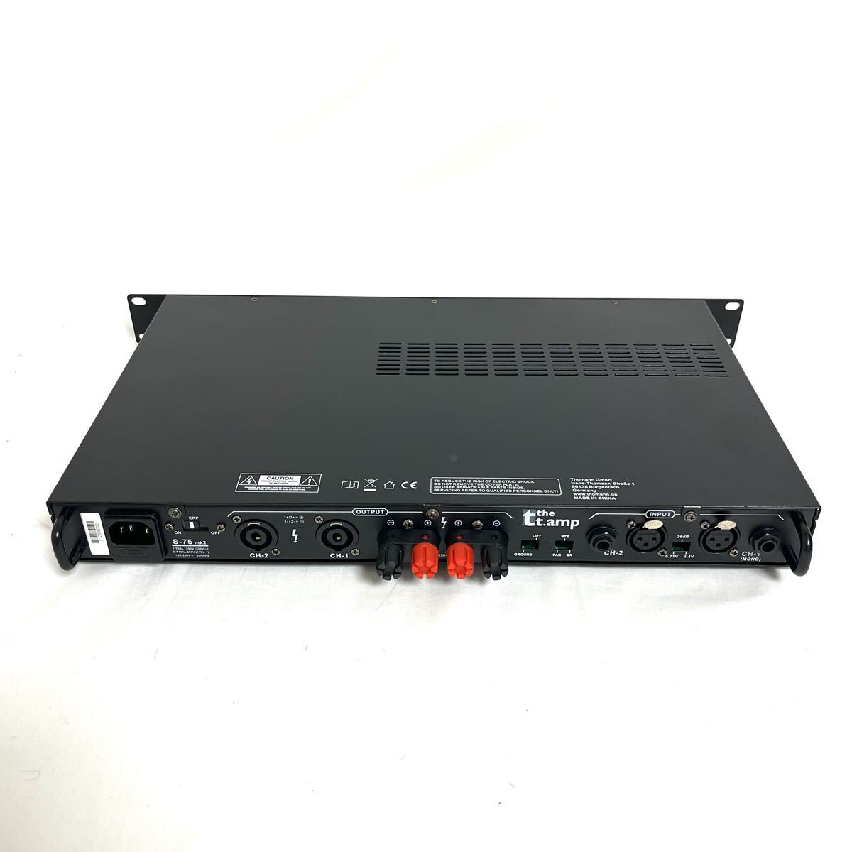 【送料込み】Thomann S-75 mk2 パワーアンプ トーマン_画像6