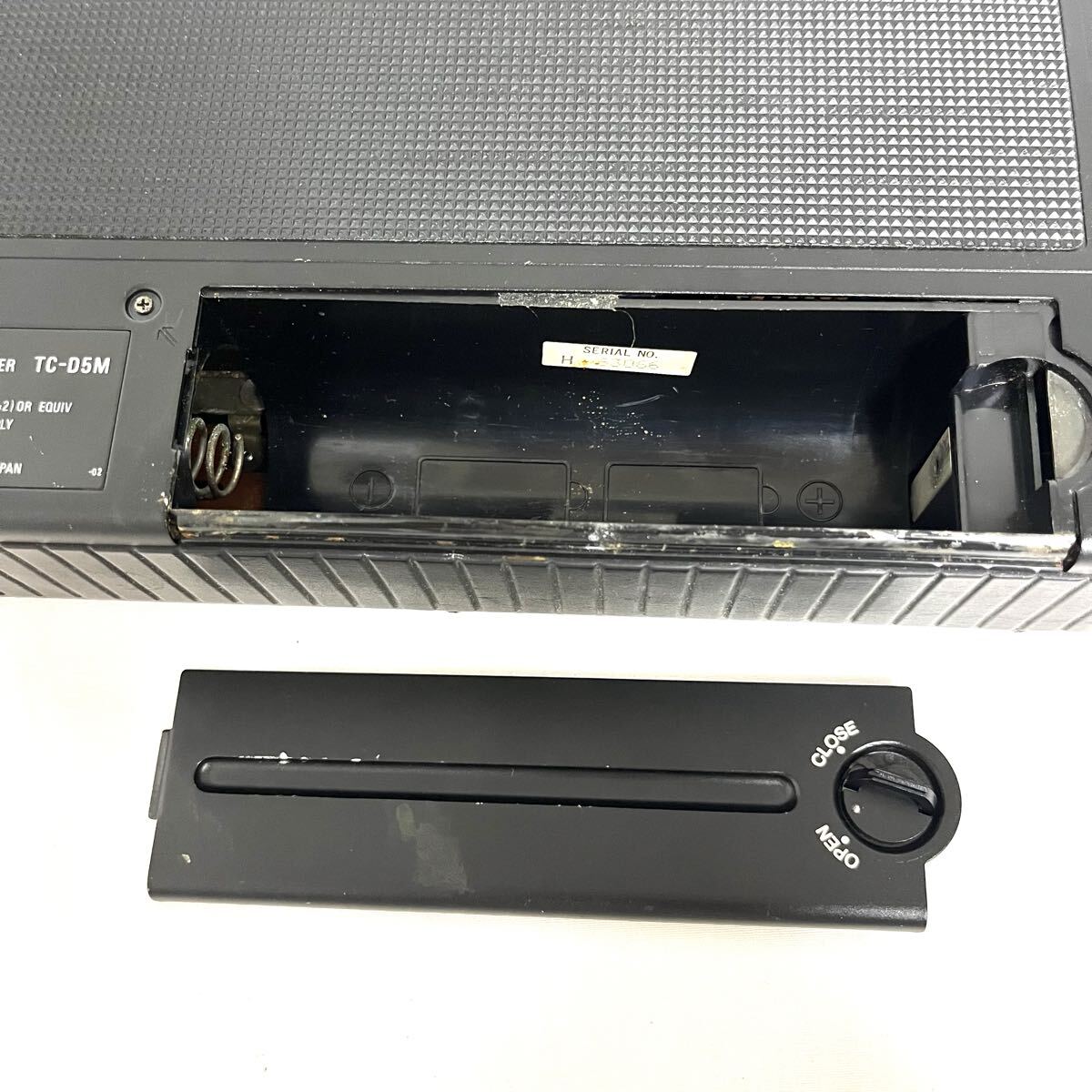 【送料込み】SONY TC-D5M デンスケ　ポータブルカセットレコーダー_画像9