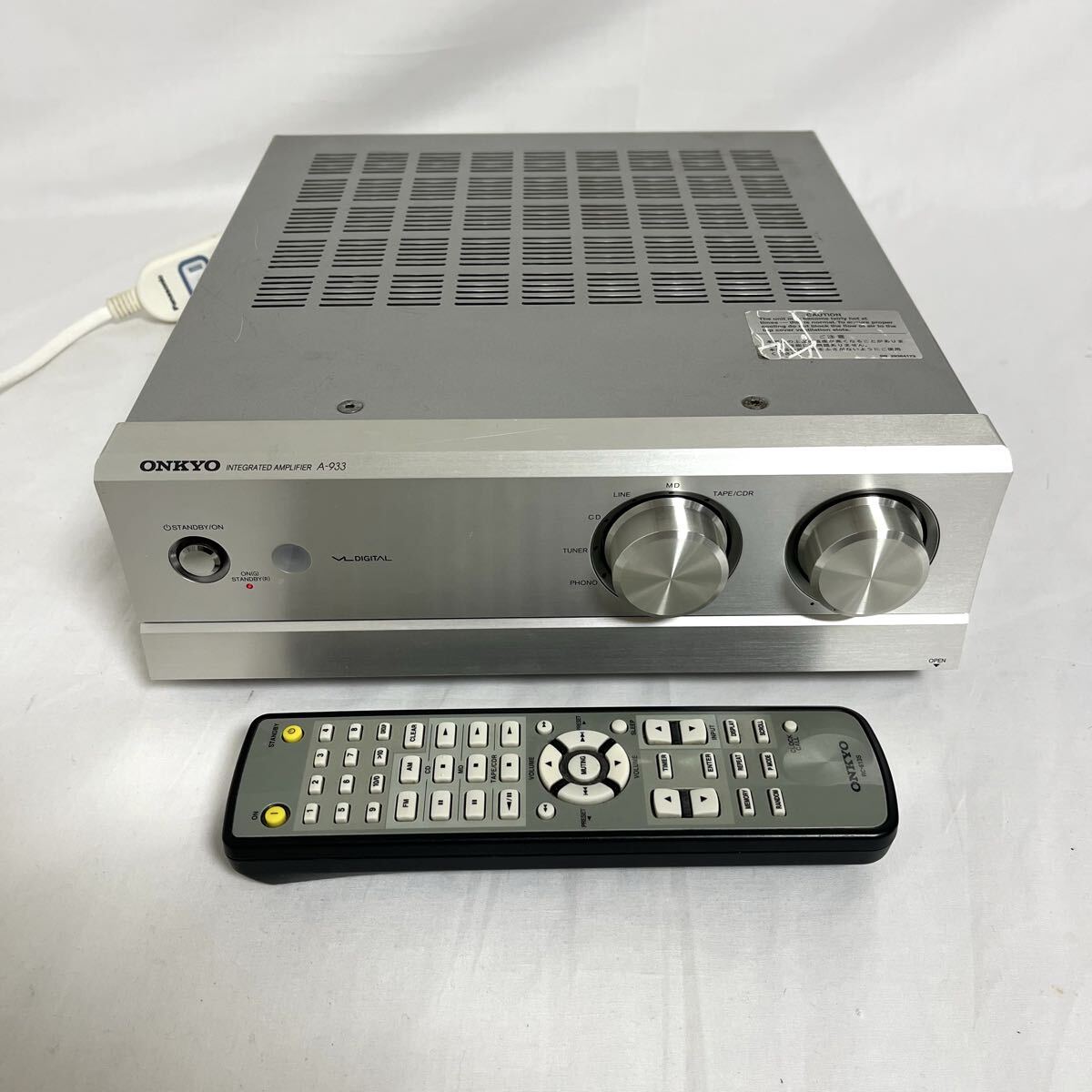 【送料込み】ONKYO A-933 プリメインアンプ オンキョー_画像1