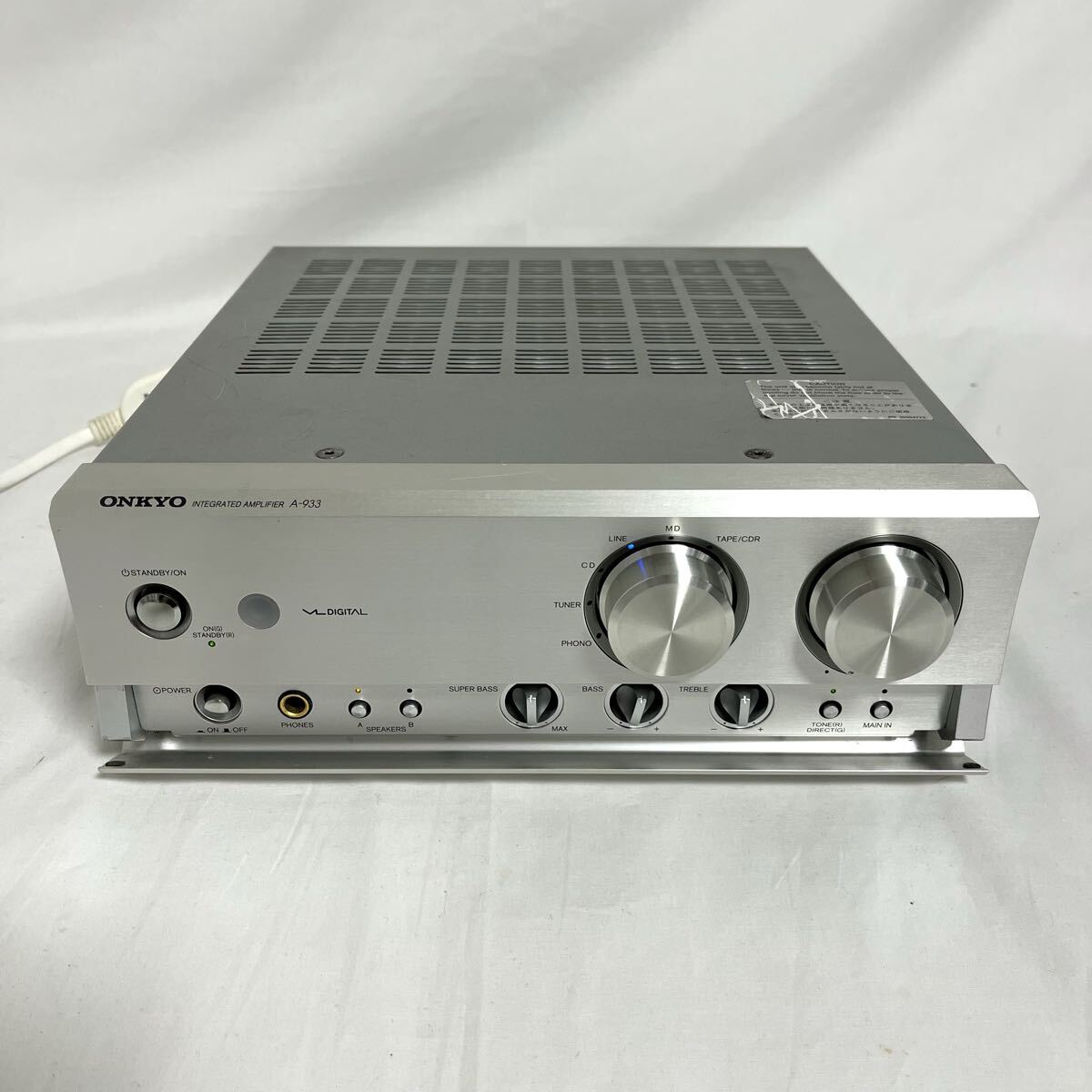 【送料込み】ONKYO A-933 プリメインアンプ オンキョー_画像4