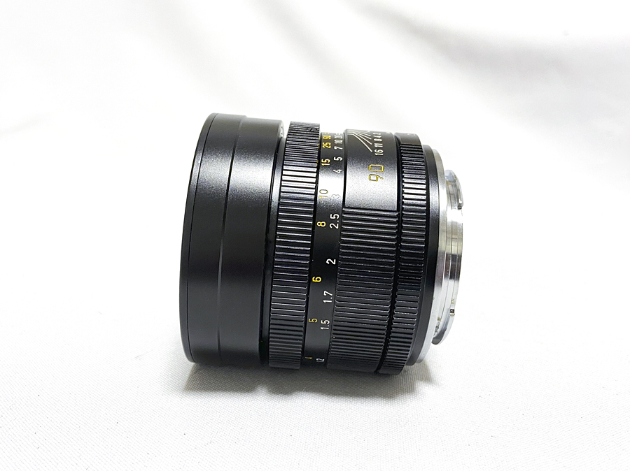 美品 Leica Summicron R 90mm f2 ライカ ズミクロン レンズフード内蔵_画像3