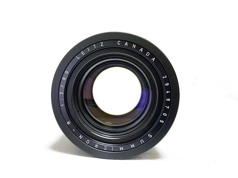 美品 Leica Summicron R 90mm f2 ライカ ズミクロン レンズフード内蔵_画像9