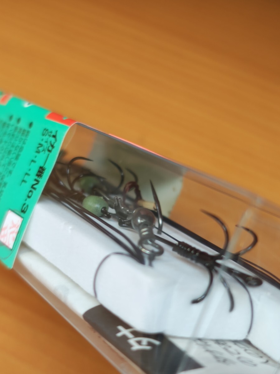 カツイチ　イカ一番　S　背カンタイプ 　アオリイカ仕掛け　3号ハリス付_画像2