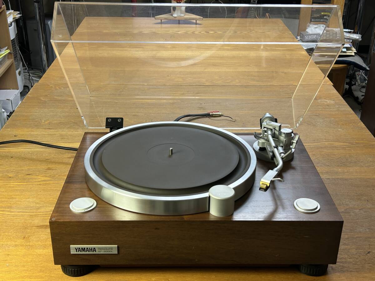 YAMAHA ヤマハ ターンテーブル レコードプレーヤー GT-2000L YA-39 / オーディオテクニカ AT150E カートリッジ_画像1