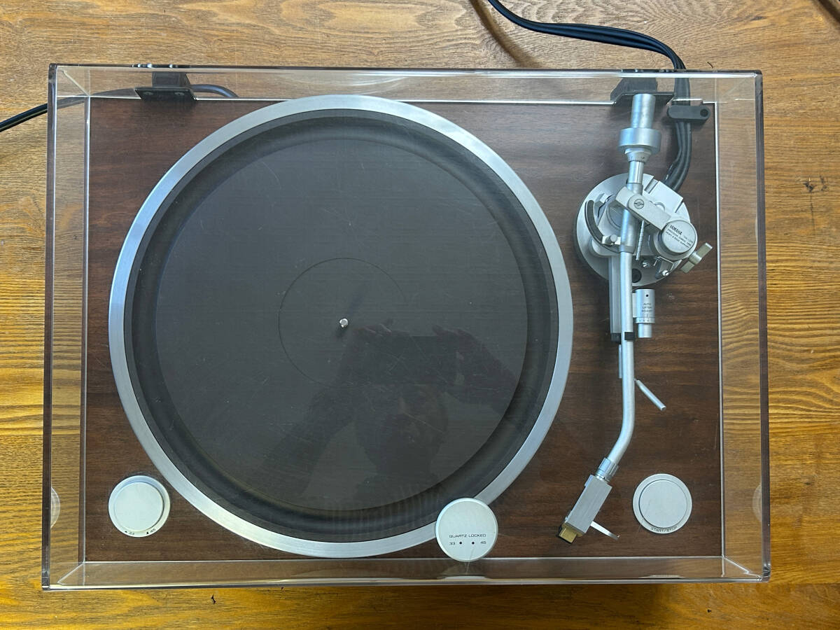 YAMAHA ヤマハ ターンテーブル レコードプレーヤー GT-2000L YA-39 / オーディオテクニカ AT150E カートリッジ_画像2