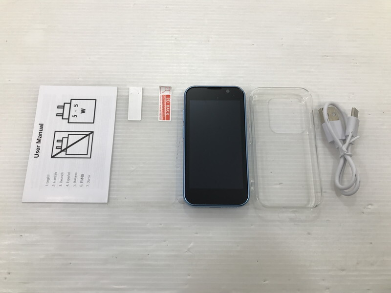 TAG[ б/у ]* Mini смартфон XS18Pro 16GB SIM свободный голубой суждение результат :- * рабочее состояние подтверждено (110-251110-TI-05-TAG)