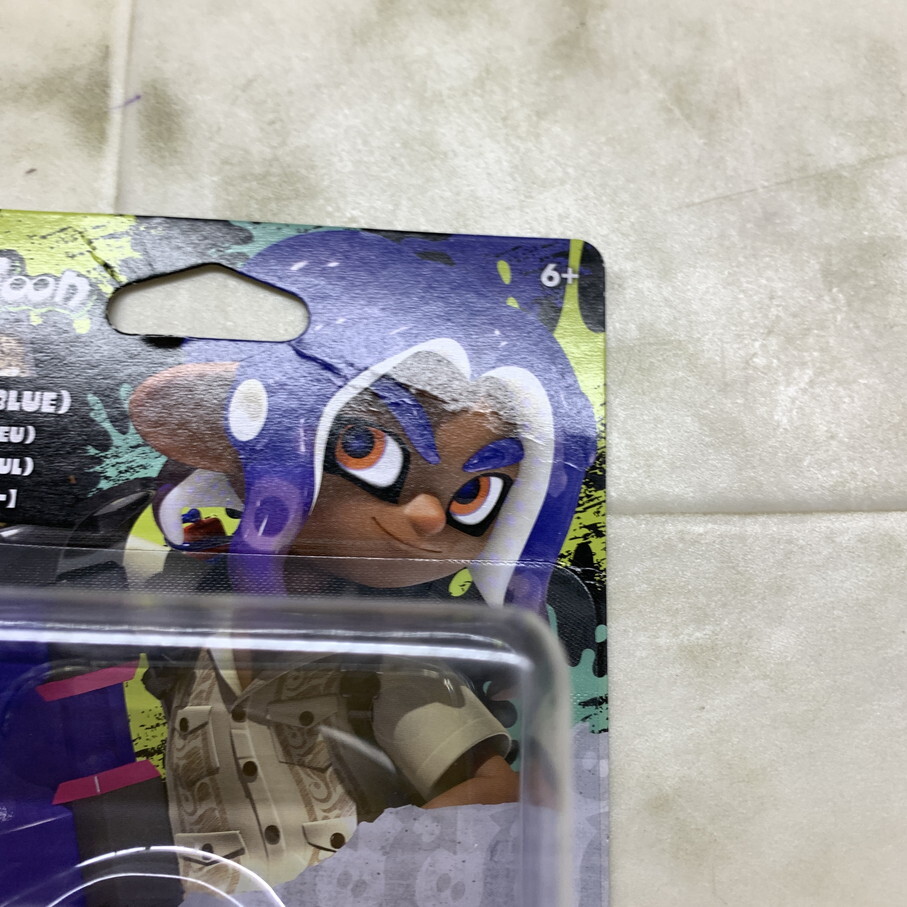 MIN【未使用品】amiibo オクトリング ブルー スプラトゥーンシリーズ アミーボ ニンテンドー スイッチ ゲーム〈024-251113-em-05-MIN〉_画像7